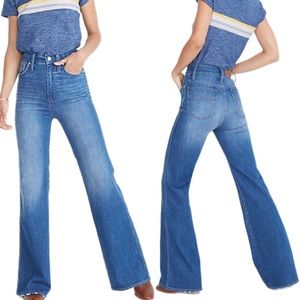 Madewell 11" High-Rise Flare Jeans